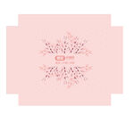 粉色樱花产品包装设计天地盒 