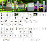 两套完整小区导视含3D