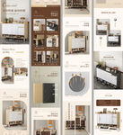 电商鞋柜鞋架详情页