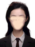 女士证件照换脸模板