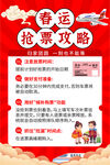春运抢票攻略海报