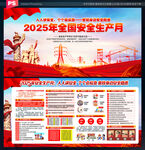 2025年安全月宣传展板