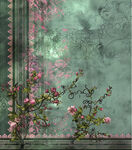 民族风 数码印花 定位印花