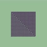 紫色网格图案方形物件