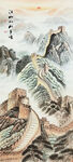 竖幅风景画