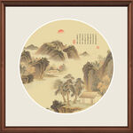 古风山水装饰画