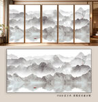 中式山水意境山水画