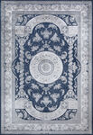 蓝白花纹精美地毯图案