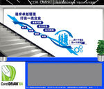 企业楼梯文化墙