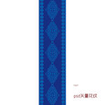 蓝色蒙古花纹蒙古地毯