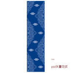 蒙古地毯蓝白色