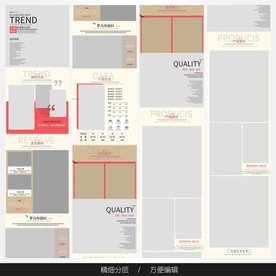 淘宝天猫女装空白通用模板图片