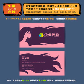 精美矢量名片企业公司通用名片