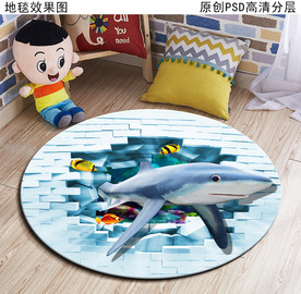 卡通图案儿童房地毯