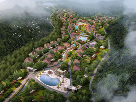 别墅效果图景观效果图