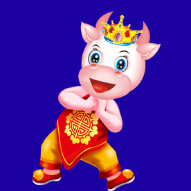 卡通牛牛年门画牛年门贴牛年素材