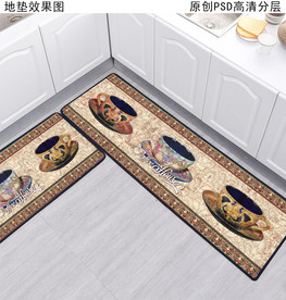 咖啡杯厨房欧式地垫