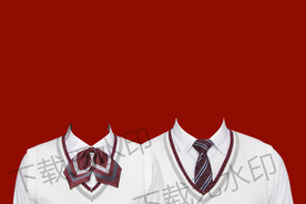 结婚登记照学院风