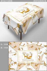 ins清新抽象桌布窗帘图案花纹