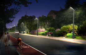 道路效果图夜景