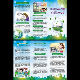 饮用水安全三折页