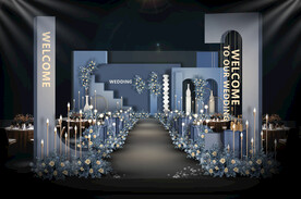 蓝色高端仪式区