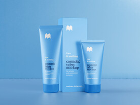 软管日化洗面奶瓶子样机