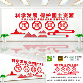 国土资源文化墙