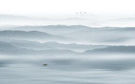 水墨山水画