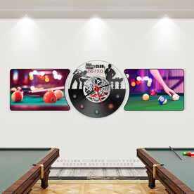 台球展板