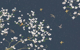 简约中式背景墙