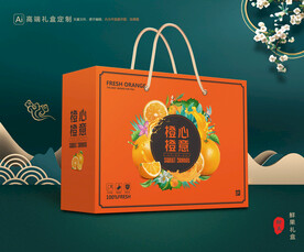 橙子包装 脐橙礼盒