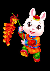 2023兔年卡通兔子
