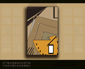 欧式古典抽象色块装饰画