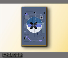 欧式黑白风格抽象装饰画