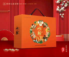 山珍干货礼盒 香菇包装