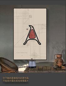 罗马古典色块抽象画