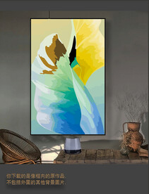 罗马古典色块抽象画