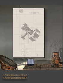 罗马古典色块抽象画