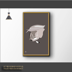 新中式简约抽象装饰画