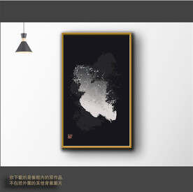 新中式简约抽象装饰画