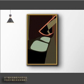 新中式简约抽象装饰画