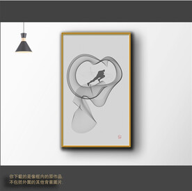 新中式简约抽象装饰画