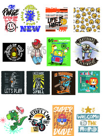 笑脸 熊 太空人 恐龙 卡通