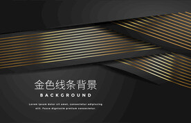 金色线条