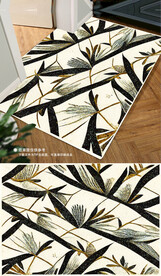 复古美式轻奢抽象花纹地垫地毯