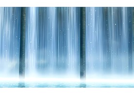 瀑布背景