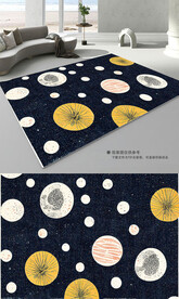 轻奢复古欧式花纹地垫地毯