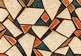 现代简约抽象几何复古地毯地垫