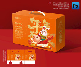兔年礼盒 年货包装